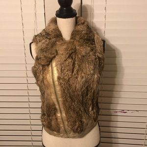 Marciano genuine fur vest